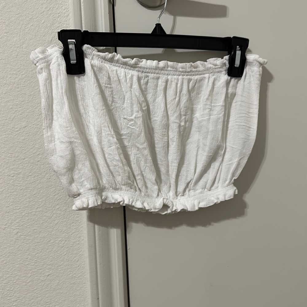 Shein white crop top